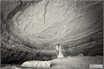 Жених, невеста, пещера, прогулка, свадьба, фотография, фотосессия, ЧБ