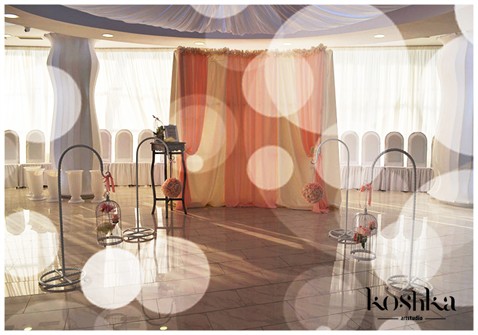 "Koshka Art Studio" организует вашу свадьбу в бледно-персиковых тонах