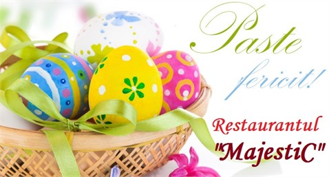 Ресторан "MajestiC" — c Праздником святой Пасхи!