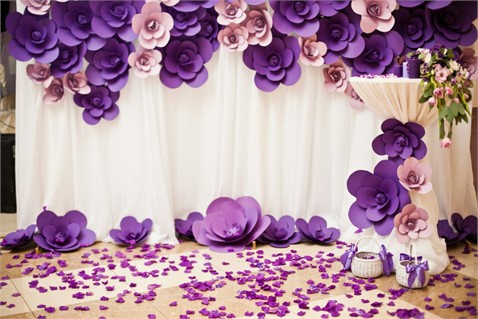 Свадебное агентство "Айлавью" — Свадьба в фиолетовых тонах