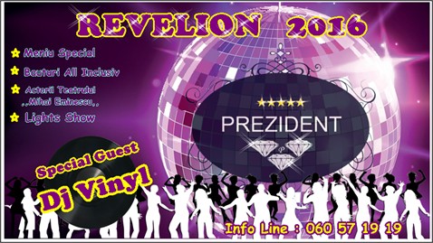 Revelion 2016 la restaurant "Prezident"
