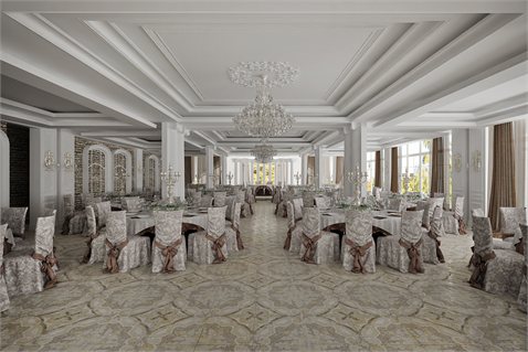 Стильный и по-новому обустроенный зал ресторана "Voyage" в 2012 году