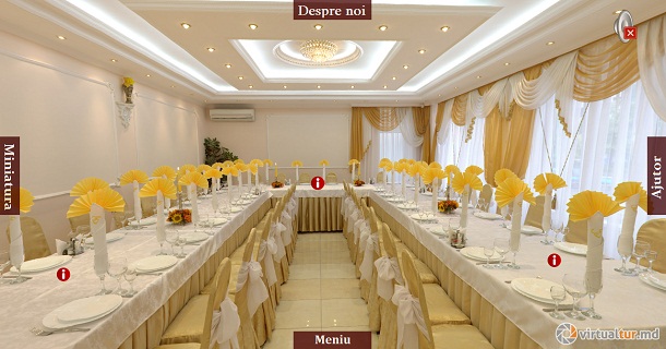3D панорама ресторана 'Elegance'
