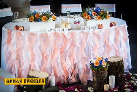 Новый проект от "Дикой Орхидеи". Свадьба в стиле "Рустик"