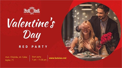 14 februarie: Valentine's Day - Red Party la Butoiaș