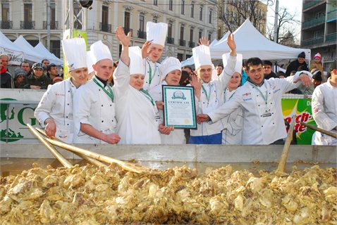 Кулинарный рекорд в Яссах от SA "Aeroport Catering"