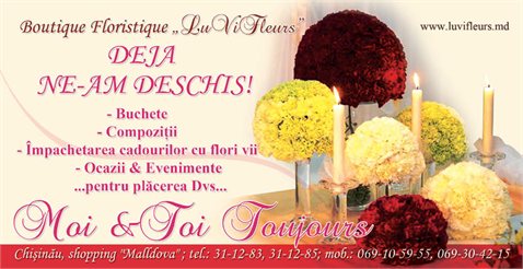 Deschiderea studioului de arta florala "LuviFleurs"