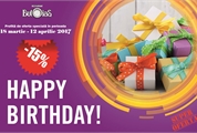 Oferta Happy Birthday 2017 pentru Zile de Naștere de la restaurantul 