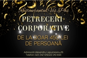 Petreceri Corporative de la 450 Lei —  restaurantul VisPas 