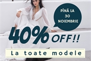 REDUCERE 40% la toate modele!